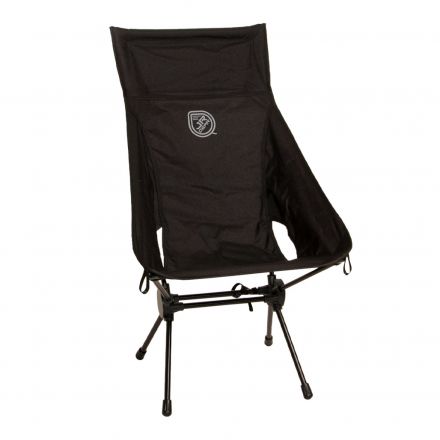 JR Gear Premium Καρέκλα Camping Με Ψηλή Πλάτη Μαύρη