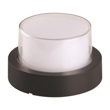 Απλίκα Τοίχου Στρογγυλή LED 12W Φ169x100 3000K IP65 Μαύρη PRO