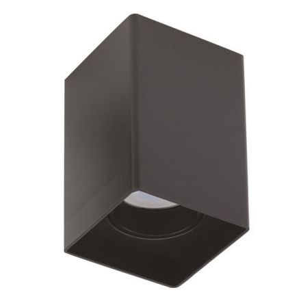Φωτιστικό Οροφής Τετράγωνο GU10 80X80X125 ΠΛΑΣΤΙΚΟ Μαύρο BOXI