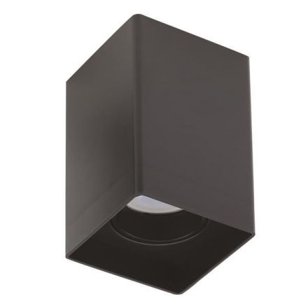 Φωτιστικό Οροφής Τετράγωνο GU10 80X80X125 ΠΛΑΣΤΙΚΟ Μαύρο BOXI