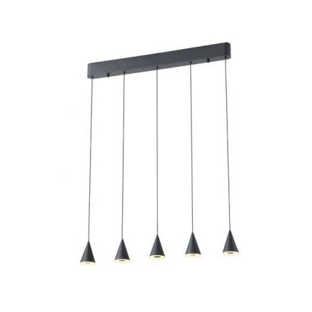 Κρεμαστό Φωτιστικό LED 25W 1750lm 3000K - Μαύρο - CAMPANELLE