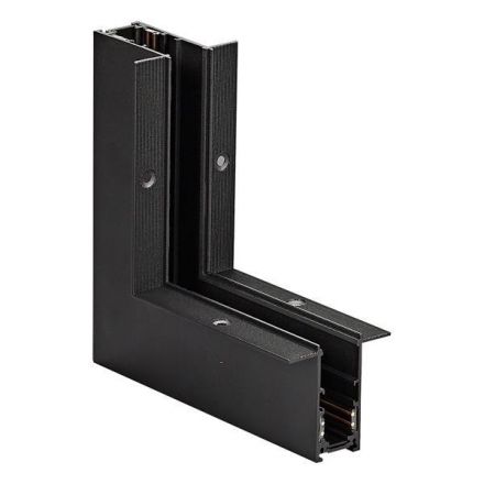 Γωνία Χωνευτή Για Μαγνητική Ράγα 90° Μαύρη 145-59910