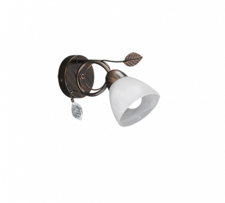Trio Lighting Επίτοιχο Φωτιστικό 1xE14 TRADITIO Μέταλλο Antique Rusty