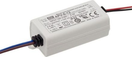 Mean Well Τροφοδοτικό 8W 12V APV Series IP42