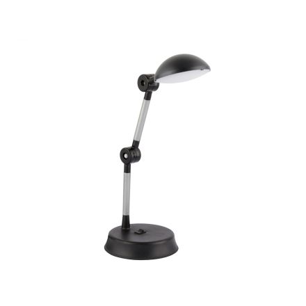 202-0061 Μοντέρνο Επιτραπέζιο Φωτιστικό LED 6W 540lm 360° AC220-240V IP20 Ψυχρό Λευκό 6000K Μαύρο Πλαστικό - Μ20 x Π14.5 xΥ33cm  - 2 Χρόνια Εγγύηση