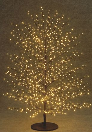 Led Φωτιζόμενο Χριστουγεννιάτικο Δέντρο Με 2000Led Και Θερμό Φωτισμό 180(h)cm