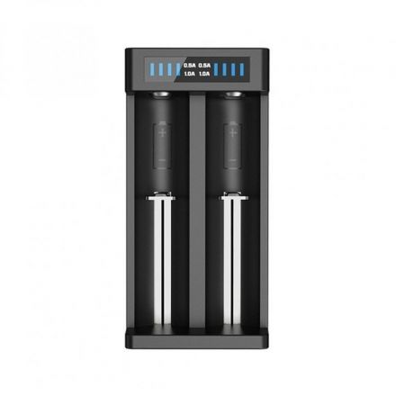 MC2 Plus USB Φορτιστής 2 Μπαταριών Li-ion Μεγέθους 18650