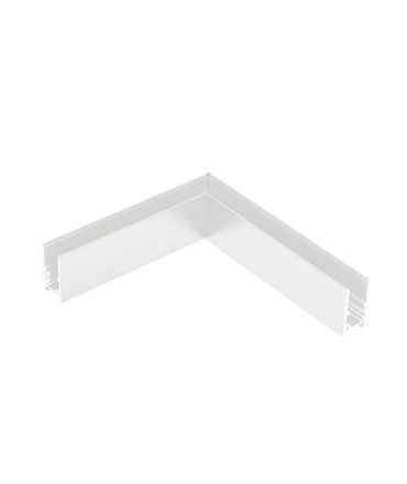 Zambelis Lights Οριζόντια Γωνία Βαθιάς Ράγας Οροφής Λευκό