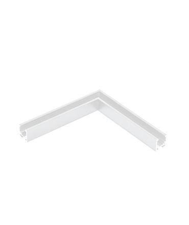 Zambelis Lights Οριζόντια Γωνία Σύνδεσης Ράγας Οροφής Λευκό