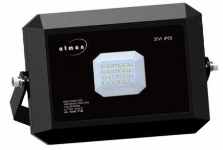 Προβολέας LED 20W Super Slim (Σειρά Κ) 6000K