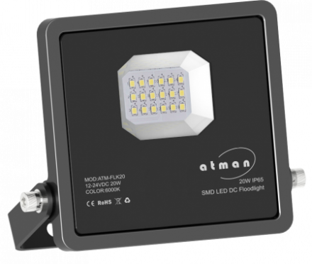 Προβολέας LED SMD 20W 12/24V DC (Σειρά Κ) 6000K