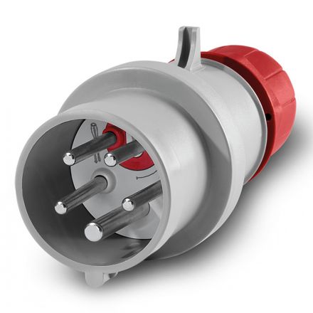 Αρσενικό Φις Αναστροφης Φάσης 3P+N+E 16A 6h 380-415V 50/60Hz Optima-Reverse IP44/54
