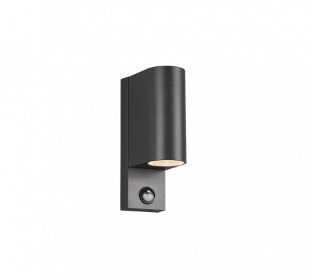 Trio Lighting Απλίκα LED 2xGU10 ROYA Με Αισθητήρα Κίνησης IP44