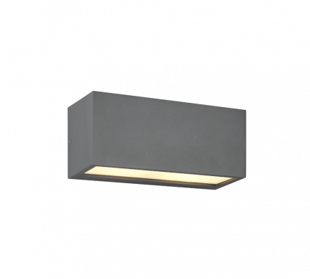 Trio Lighting Επίτοιχη Απλίκα LED 2xE14 MAYENNE Ανθρακί IP44