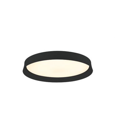 Zambelis Lights Πλαφονιέρα Οροφής LED 20W Μεταλλική Μαύρο Ματ
