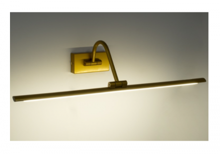 MIRA Απλίκα Καθρέπτη - Πίνακα LED 12W 1400lm 120° - IP44 - 4500K - Χρυσό 