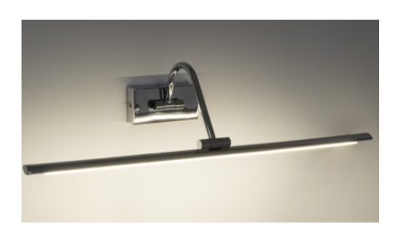 MIRA  Απλίκα Καθρέπτη - Πίνακα LED 12W 1400lm 120° - IP44 - 4500K - Χρώμιο Νίκελ 