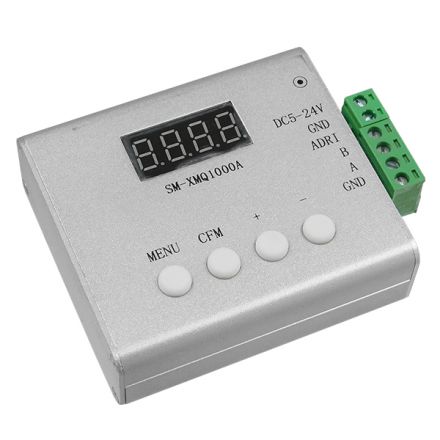 LED RGB GENIUS DMX512 TTL Output Controller SM-XMQ1000A 5-24v για RGB Wall Washer και Digital Neon Strip