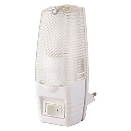 Φωτακι Νυκτος Με Διακοπτη Λευκο E14 Max 5W