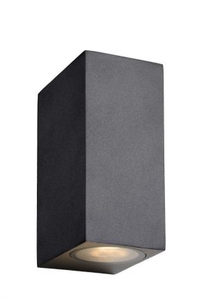 ZORA-LED - Επίτοιχο Spot Outdoor - LED Dim. - GU10 - 5W 3000K - IP 44 - Black