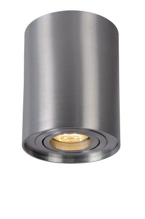 TUBE - Spot Οροφής - Ø 9,6 cm - 1xGU10 - Satin Chrome