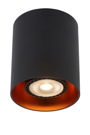 BIDO - Spot Οροφής - Ø 8 cm - 1xGU10 - Black