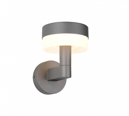Trio Lighting Επίτοιχο Φωτιστικό LED 8W 3000K MACKENZIE Αλουμίνιο Ανθρακί