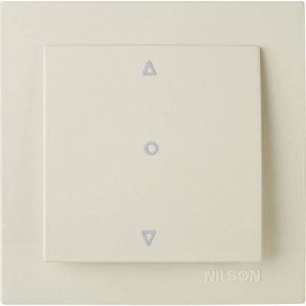 Διακόπτης Ρολλών Μονό NILSON Μπεζ