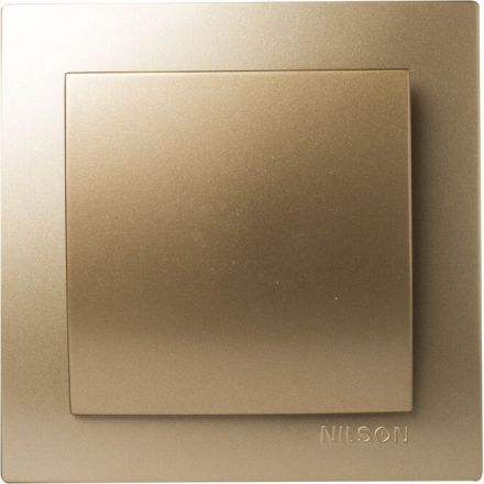 GEYER Απλός Διακόπτης NILSON Σατινέ
