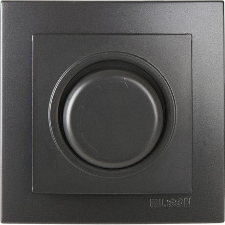 GEYER Dimmer 300W Ανθρακί NILSON