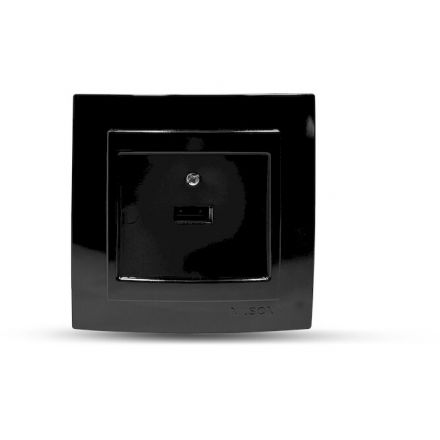 GEYER Πρίζα USB NILSON Μαύρη