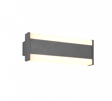 Trio Lighting Επίτοιχη Απλίκα Up-Down LED 7W CCT DAWSON Ανθρακί IP54