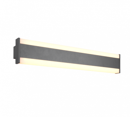 Trio Lighting Επίτοιχη Απλίκα Up-Down LED 8W CCT DAWSON Ανθρακί IP54