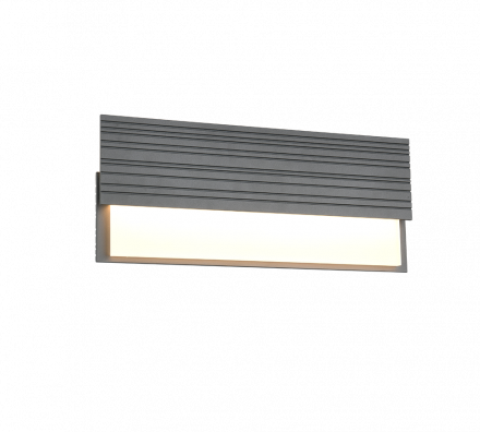 Trio Lighting Επίτοιχη Απλίκα LED 10W 3000K MARIZA Ανθρακί IP65