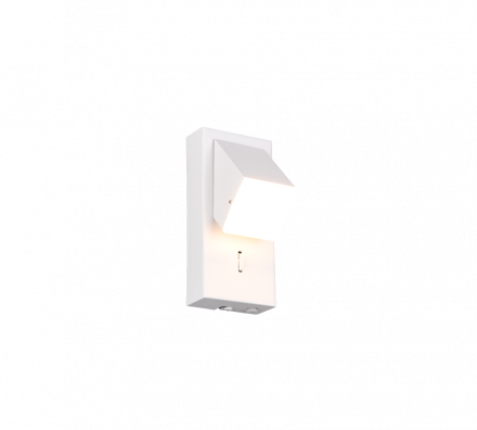 Trio Lighting Επίτοιχο Φωτιστικό LED 3.8W RAGLAN Λευκό Ματ Μέταλλο