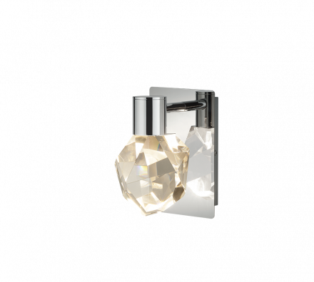 Trio Lighting Επίτοιχο Φωτιστικό LED 5.5W CCT VERANO Chrome
