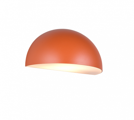 Trio Lighting Επίτοιχο Φωτιστικό 1xE27 MAAS Αλουμίνιο Πορτοκαλί