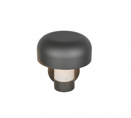 Trio Lighting Επίτοιχο Φωτιστικό 1xE27 FRASER Motion Sensor Concrete Look Αλουμίνιο