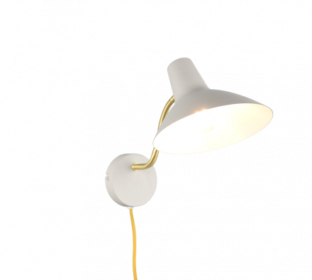 Trio Lighting Επίτοιχο Φωτιστικό 1xE27 TRAVELLER Warm Grey Μέταλλο