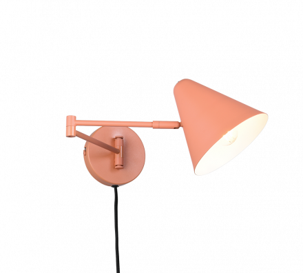 Trio Lighting Επίτοιχο Φωτιστικό 1xE14 COSIMA Βερικοκί Μέταλλο
