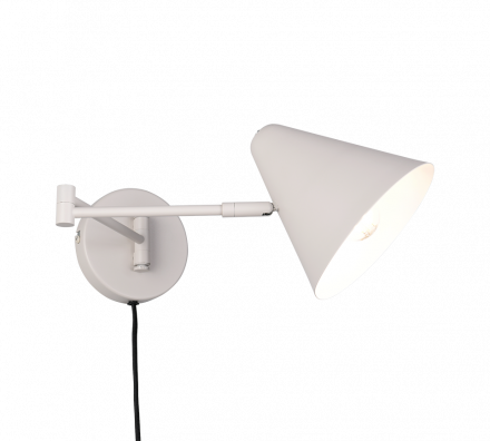 Trio Lighting Επίτοιχο Φωτιστικό 1xE14 COSIMA Γκρι Μέταλλο