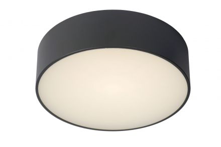 ROXANE - Flush Φωτιστικό Οροφής Bathroom - Ø 25 cm - LED - 1x13W 2700K - IP54 - Anthracite