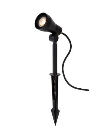 SPIKE - Garden spotlight Outdoor - LED Dim. - GU10 - 1x5W 3000K - IP54 - Black