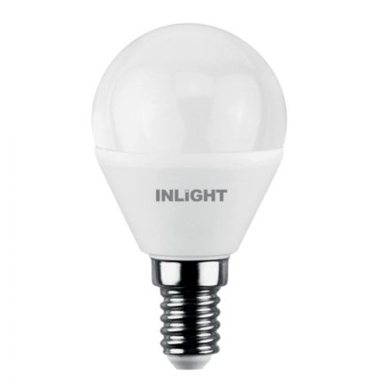 InLight E14 LED G45 5,5watt 6500K  Ψυχρό Λευκό (7.14.05.14.3)