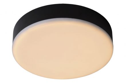 CERES-LED - Flush Φωτιστικό Οροφής Bathroom - Ø 21,5 cm - LED Dim. - 1x30W 3000K - IP44 - Black
