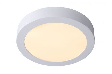 BRICE-LED - Flush Φωτιστικό Οροφής Bathroom - Ø 24 cm - LED Dim. - 1x15W 3000K - IP44 - White