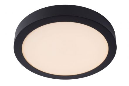 BRICE-LED - Flush Φωτιστικό Οροφής Bathroom - Ø 30 cm - LED Dim. - 1x30W 3000K - IP44 - Black