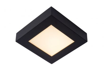 BRICE-LED - Flush Φωτιστικό Οροφής Bathroom - LED Dim. - 1x15W 3000K - IP44 - Black