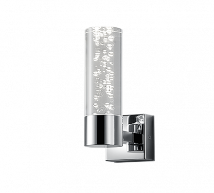 Trio Lighting Φωτιστικό Μπάνιου LED 3.1W Chrome Μέταλλο-Ακρυλικό IP44