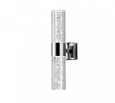 Trio Lighting Φωτιστικό Μπάνιου LED 2x3.1W Chrome Μέταλλο-Ακρυλικό IP44